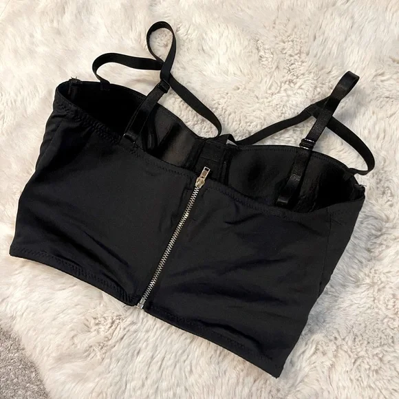 BEBE Ribbed Bustier Top - Picture 3 of 5